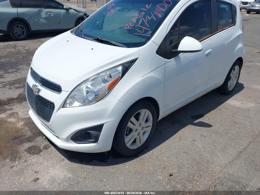 2014 Chevrolet Spark VIN KL8CB6S94EC547955 IAAI salvage auction — REAR END, Clear (Arizona), sold $850 on 2026-07-29 (photo 2)