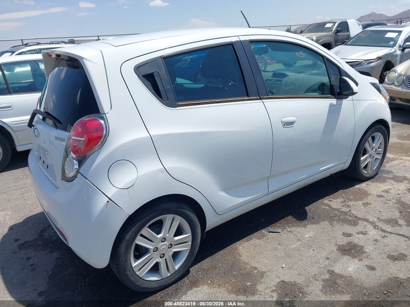 2014 Chevrolet Spark VIN KL8CB6S94EC547955 IAAI salvage auction — REAR END, Clear (Arizona), sold $850 on 2026-07-29 (photo 4)