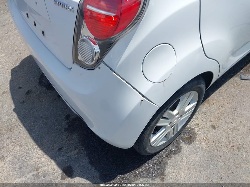 2014 Chevrolet Spark VIN KL8CB6S94EC547955 IAAI salvage auction — REAR END, Clear (Arizona), sold $850 on 2026-07-29 (photo 6)