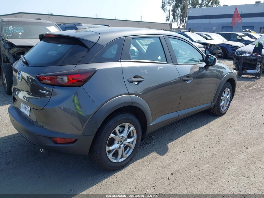 2021 Mazda Cx-3 VIN JM1DKFB79M1505124 IAAI salvage auction — REAR END, Salvage Certificate (California), sold $25 on 2026-07-29 (photo 4)