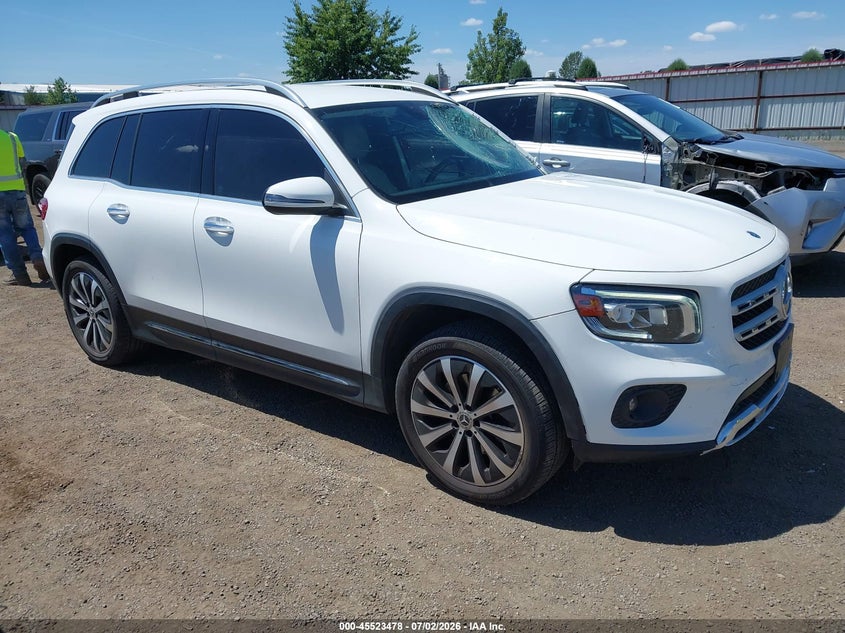 2022 Mercedes-benz Glb VIN W1N4M4HB1NW204094 IAAI salvage auction — LEFT FRONT, Bill Of Sale (Washington), sold $9,100 on 2026-07-28 (photo 1)