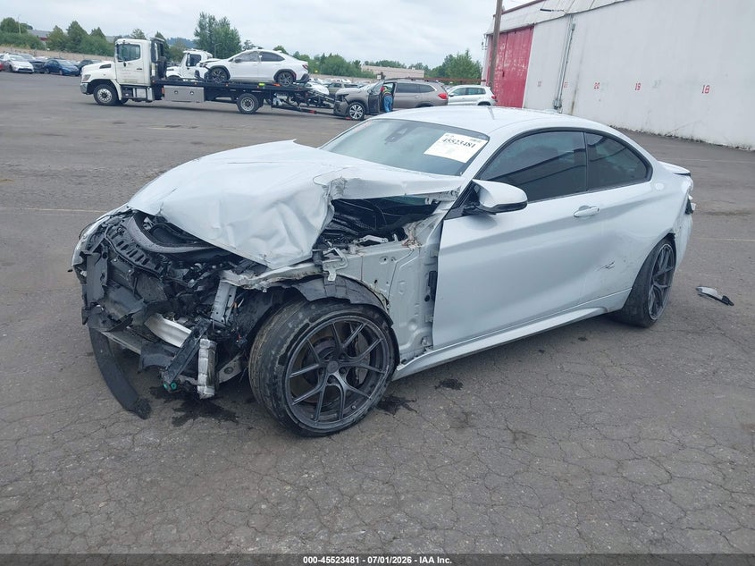 2020 BMW M2 VIN WBS2U7C07L7E75170 IAAI salvage auction — FRONT END, Salvage (Oregon), sold $10,500 on 2026-08-27 (photo 2)