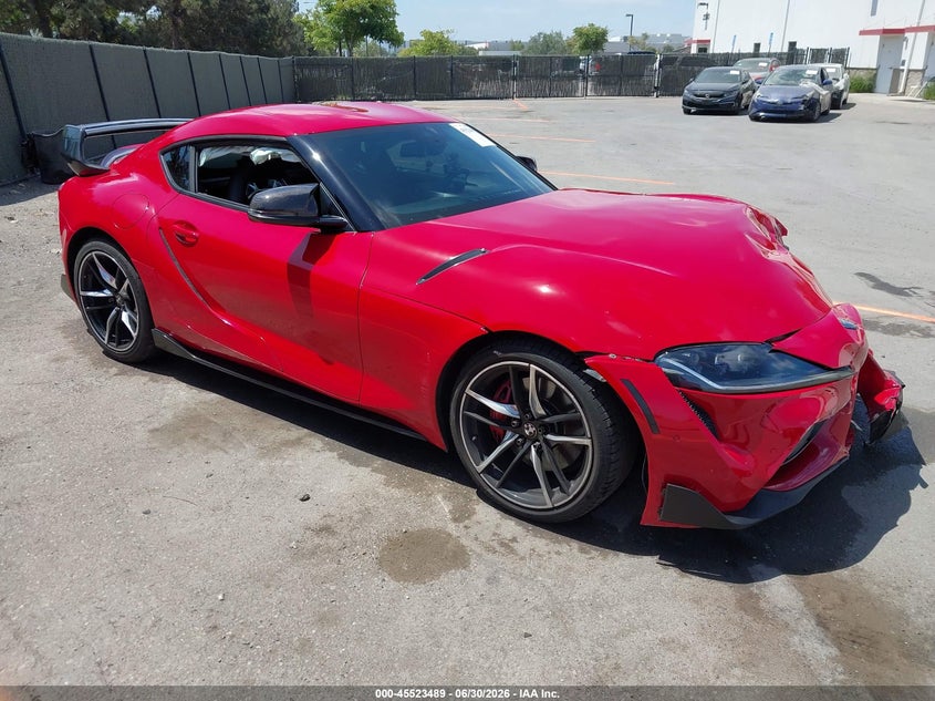 2021 Toyota Supra VIN WZ1DB0C08MW044520 — IAAI salvage auction photo