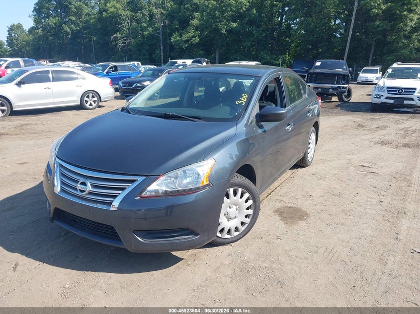 2014 Nissan Sentra VIN 3N1AB7AP3EY332341 IAAI salvage auction — NORMAL WEAR, Clear (Maryland), sold $225 on 2026-07-18 (photo 2)