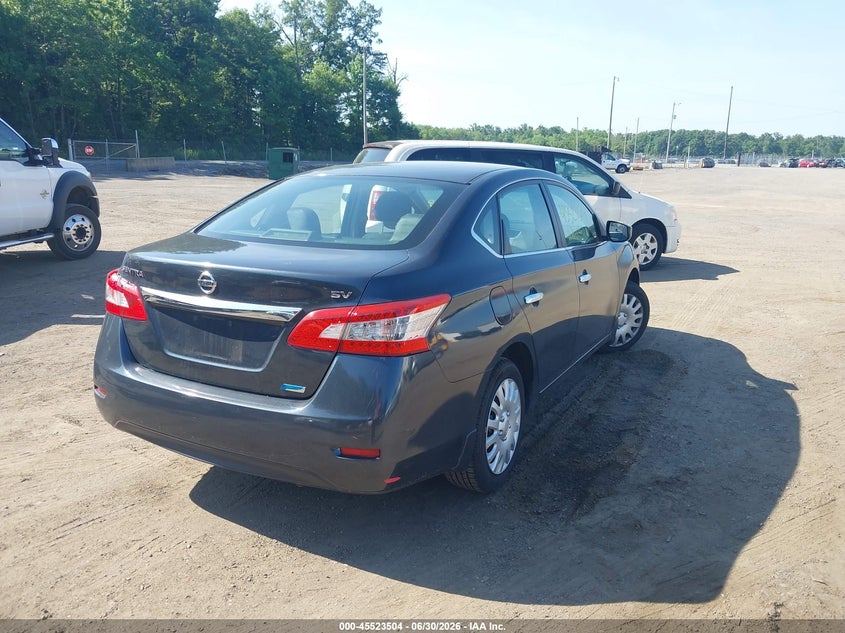 2014 Nissan Sentra VIN 3N1AB7AP3EY332341 IAAI salvage auction — NORMAL WEAR, Clear (Maryland), sold $225 on 2026-07-18 (photo 4)