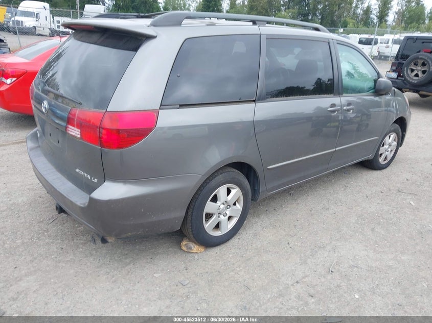2004 Toyota Sienna VIN 5TDZA23C64S214211 IAAI salvage auction — NORMAL WEAR, Clear (Washington), sold $375 on 2026-07-09 (photo 4)