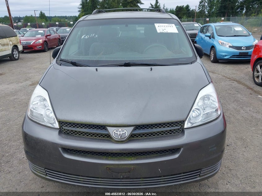 2004 Toyota Sienna VIN 5TDZA23C64S214211 IAAI salvage auction — NORMAL WEAR, Clear (Washington), sold $375 on 2026-07-09 (photo 6)