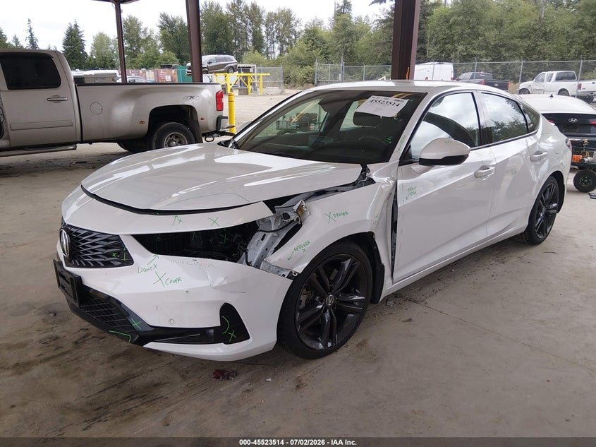2024 Acura Integra VIN 19UDE4G78RA001421 IAAI salvage auction — LEFT FRONT, Bill Of Sale (Washington), sold $10,200 on 2026-07-29 (photo 2)