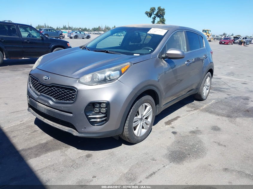 2018 Kia Sportage VIN KNDPMCAC4J7451356 IAAI salvage auction — NORMAL WEAR, Clear - Dealer Only (California), sold $1,600 on 2026-07-28 (photo 2)