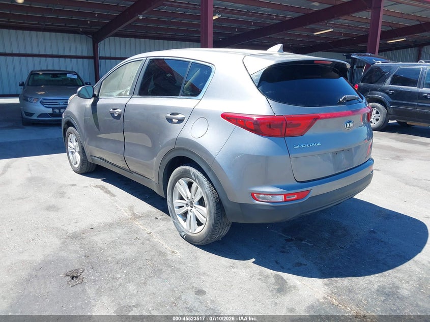 2018 Kia Sportage VIN KNDPMCAC4J7451356 IAAI salvage auction — NORMAL WEAR, Clear - Dealer Only (California), sold $1,600 on 2026-07-28 (photo 3)