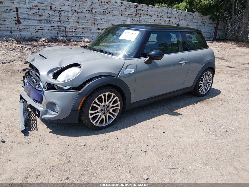 2015 Mini Hard top VIN WMWXP7C57F2A34458 IAAI salvage auction — FRONT END, Salvage Title, sold $500 on 2026-07-30 (photo 2)