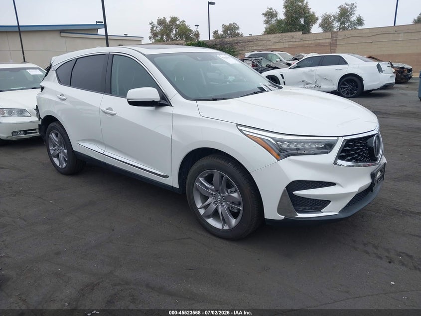 2020 Acura Rdx VIN 5J8TC1H73LL019870 IAAI salvage auction — REAR END, Salvage Certificate (California), sold $9,100 on 2026-07-10 (photo 1)