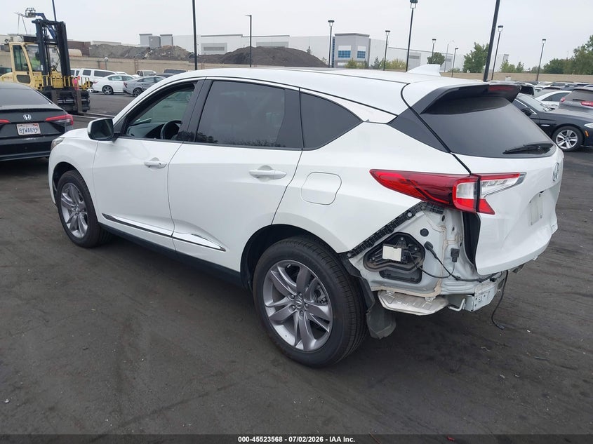 2020 Acura Rdx VIN 5J8TC1H73LL019870 IAAI salvage auction — REAR END, Salvage Certificate (California), sold $9,100 on 2026-07-10 (photo 3)