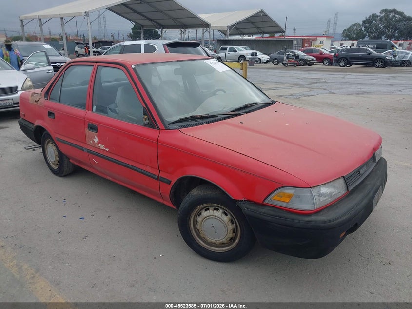 1988 Toyota Corolla VIN JT2AE92E3J0069214 IAAI salvage auction — NORMAL WEAR, Clear - Dealer Only (California), sold $150 on 2026-07-08 (photo 1)