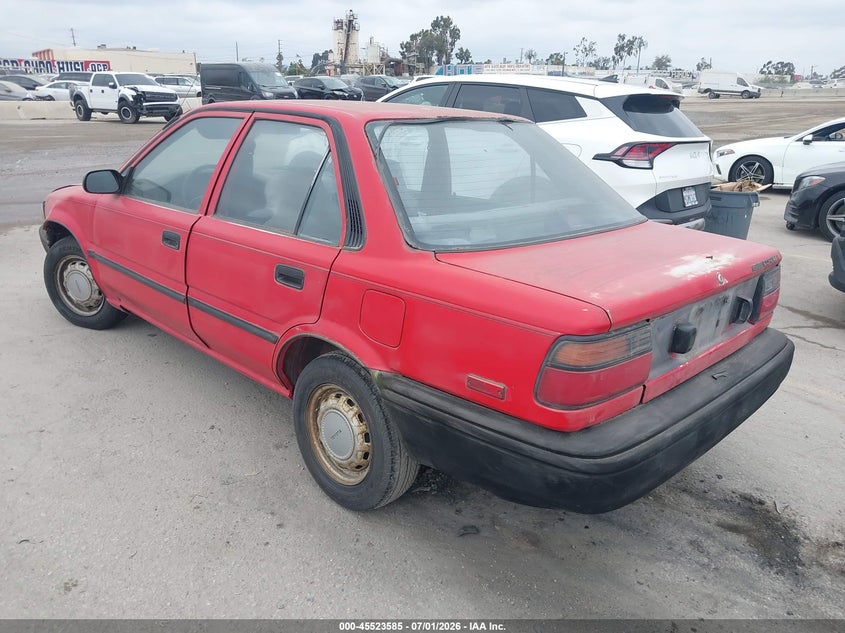 1988 Toyota Corolla VIN JT2AE92E3J0069214 IAAI salvage auction — NORMAL WEAR, Clear - Dealer Only (California), sold $150 on 2026-07-08 (photo 3)