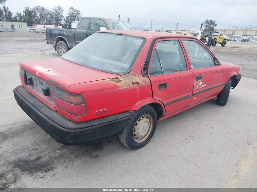 1988 Toyota Corolla VIN JT2AE92E3J0069214 IAAI salvage auction — NORMAL WEAR, Clear - Dealer Only (California), sold $150 on 2026-07-08 (photo 4)