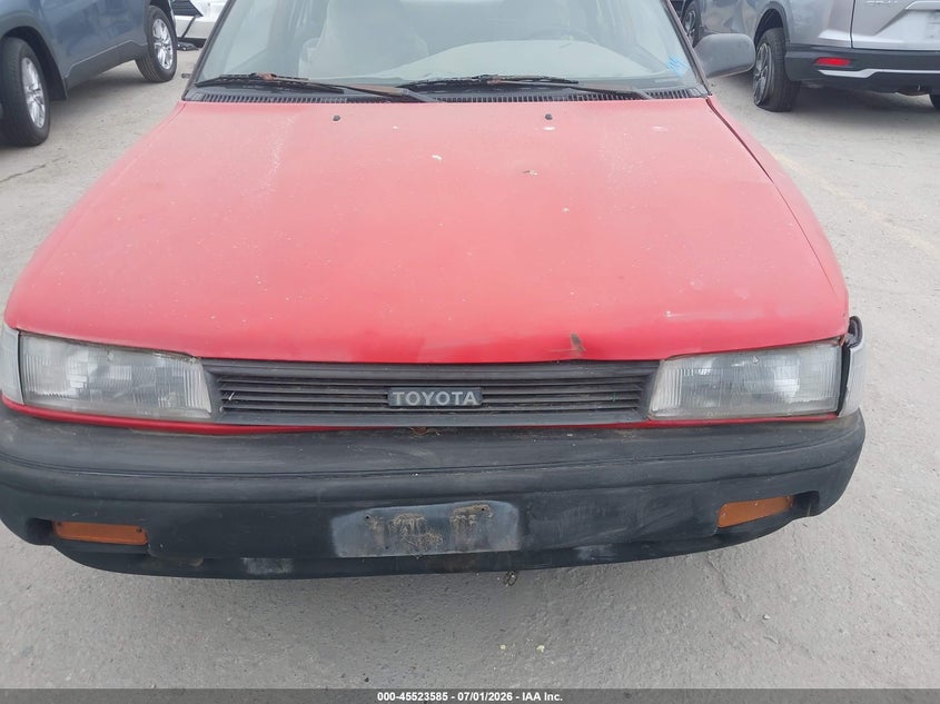 1988 Toyota Corolla VIN JT2AE92E3J0069214 IAAI salvage auction — NORMAL WEAR, Clear - Dealer Only (California), sold $150 on 2026-07-08 (photo 6)