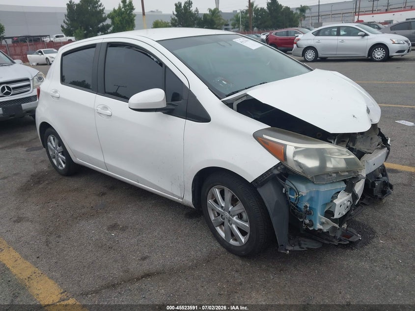 2017 Toyota Yaris VIN VNKKTUD37HA072211 IAAI salvage auction — FRONT END, Salvage (California), sold $25 on 2026-07-21 (photo 1)