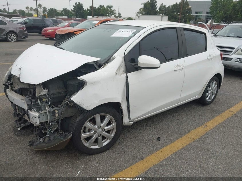 2017 Toyota Yaris VIN VNKKTUD37HA072211 IAAI salvage auction — FRONT END, Salvage (California), sold $25 on 2026-07-21 (photo 2)