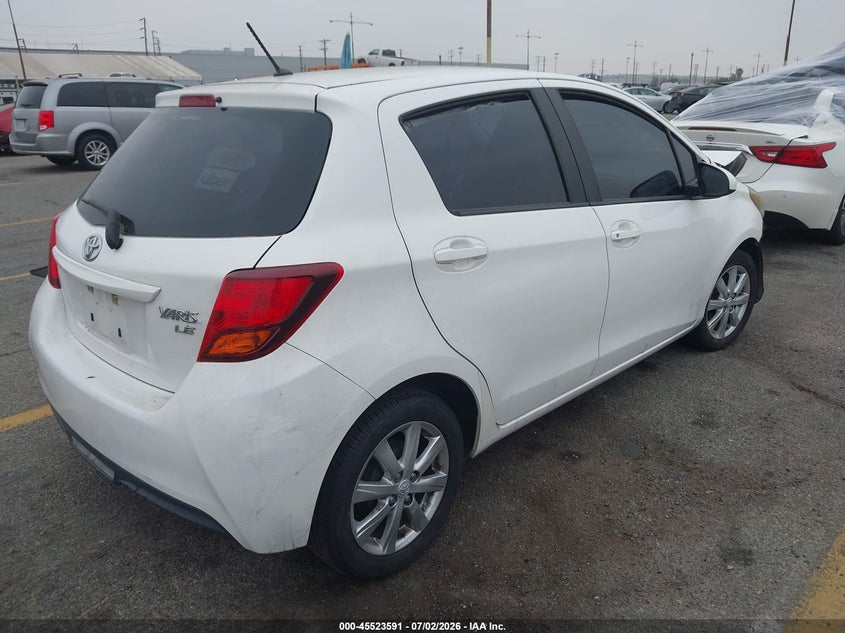 2017 Toyota Yaris VIN VNKKTUD37HA072211 IAAI salvage auction — FRONT END, Salvage (California), sold $25 on 2026-07-21 (photo 4)