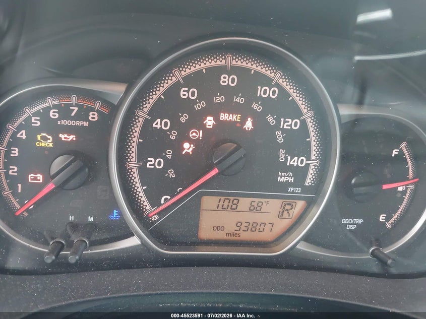 2017 Toyota Yaris VIN VNKKTUD37HA072211 IAAI salvage auction — FRONT END, Salvage (California), sold $25 on 2026-07-21 (photo 7)