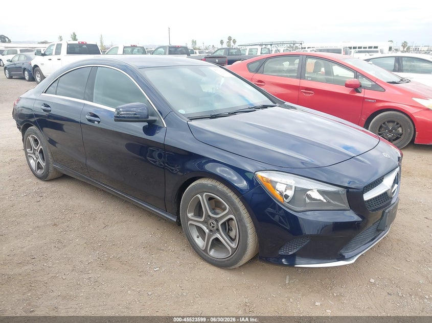 2018 Mercedes-benz Cla-class VIN WDDSJ4EB1JN695610 IAAI salvage auction — REAR END, Salvage Title - Dealer (California), sold $7,500 on 2026-07-27 (photo 1)