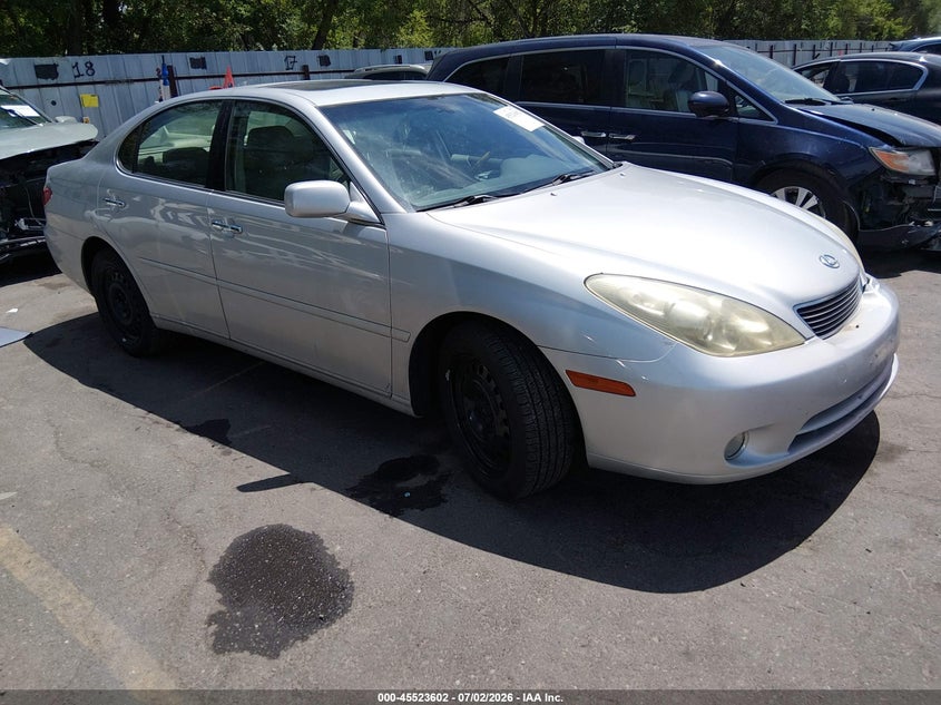 2005 Lexus Es 330 VIN JTHBA30G055056873 IAAI salvage auction — FRONT END, Salvage (Utah), sold $350 on 2026-07-30 (photo 1)