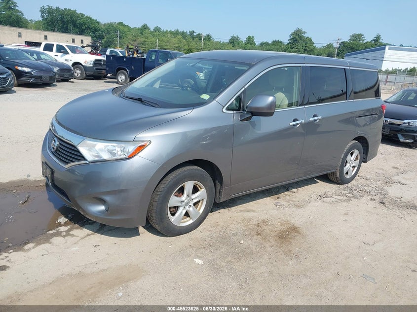 2015 Nissan Quest VIN JN8AE2KP3F9126986 IAAI salvage auction — NORMAL WEAR, Original (New Hampshire), sold $300 on 2026-07-29 (photo 2)