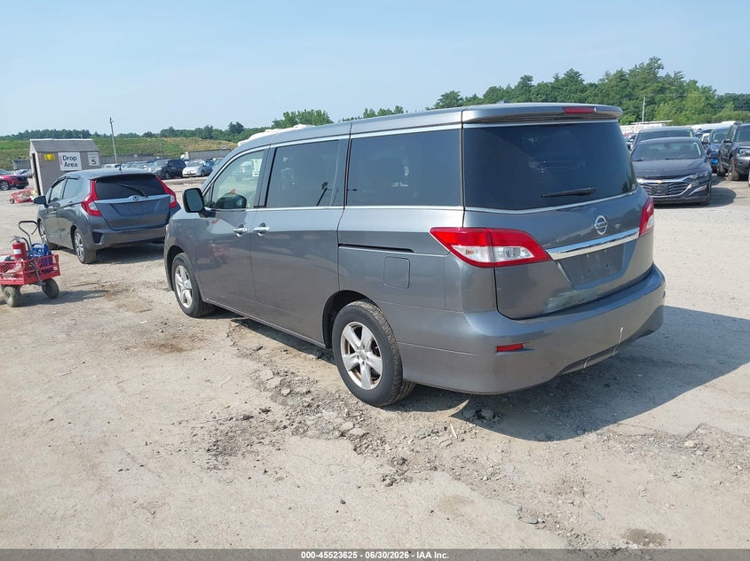 2015 Nissan Quest VIN JN8AE2KP3F9126986 IAAI salvage auction — NORMAL WEAR, Original (New Hampshire), sold $300 on 2026-07-29 (photo 3)