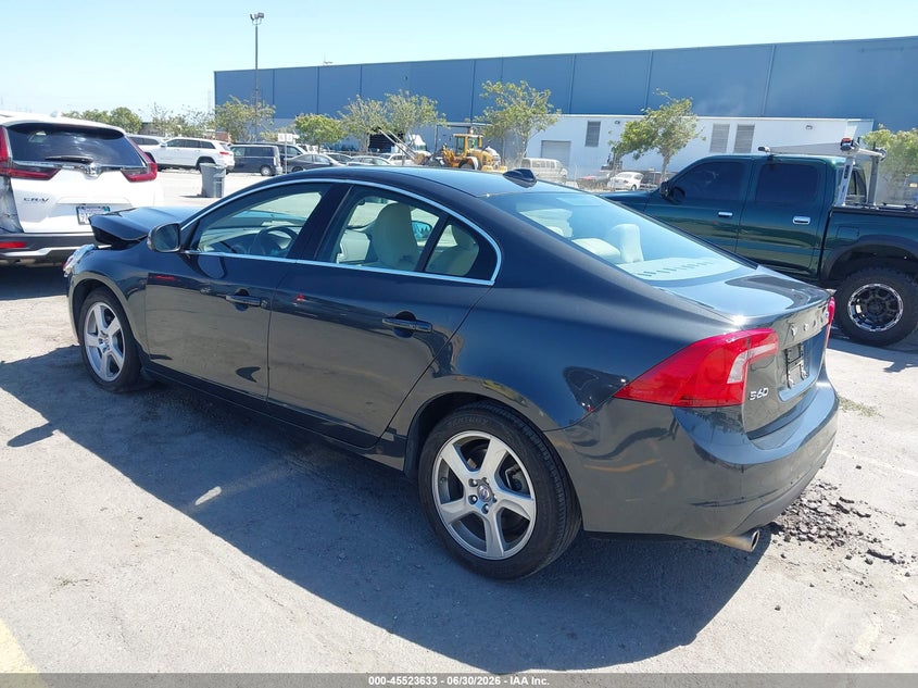 2013 Volvo S60 VIN YV1612FS6D2185848 IAAI salvage auction — FRONT END, Salvage (California), sold $1,300 on 2026-08-10 (photo 3)