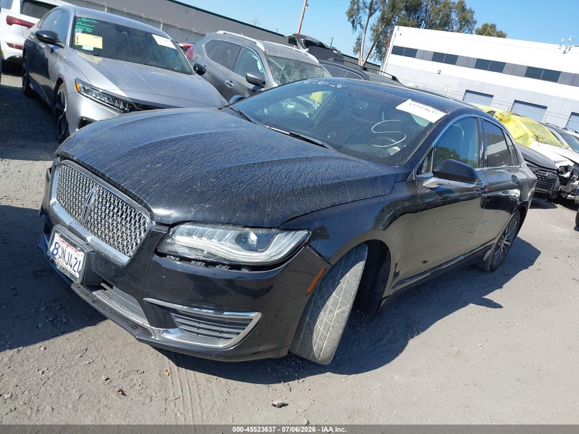 2017 Lincoln Mkz VIN 3LN6L5A90HR605414 IAAI salvage auction — FRONT END, Salvage Title, sold $1,600 on 2026-08-01 (photo 2)