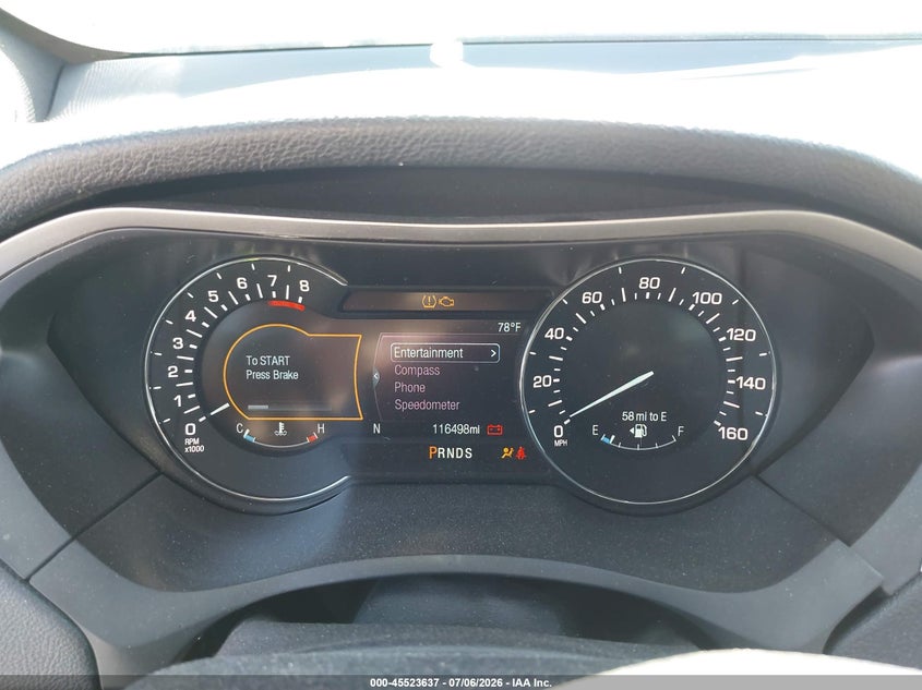 2017 Lincoln Mkz VIN 3LN6L5A90HR605414 IAAI salvage auction — FRONT END, Salvage Title, sold $1,600 on 2026-08-01 (photo 7)