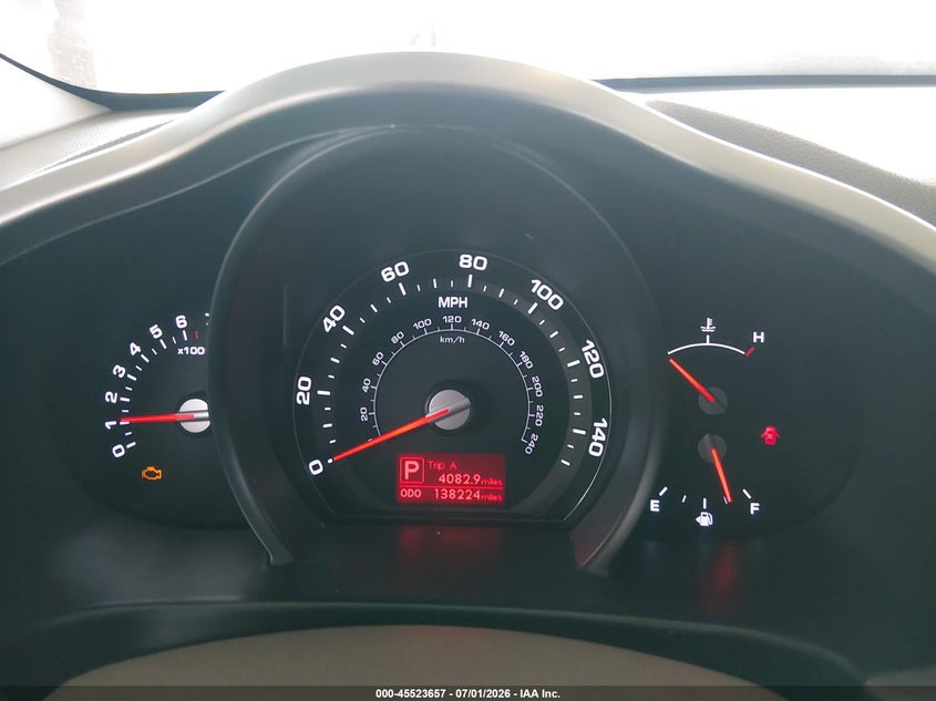 2011 Kia Sportage VIN KNDPBCA28B7077638 IAAI salvage auction — FRONT END, Salvage Title, sold $2,000 on 2026-07-22 (photo 7)
