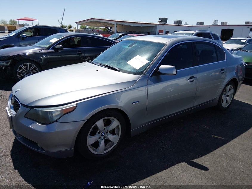 2007 BMW 5 series VIN WBANE53537CY07131 IAAI salvage auction — UNKNOWN, Salvage (Nevada), sold $100 on 2026-07-24 (photo 2)