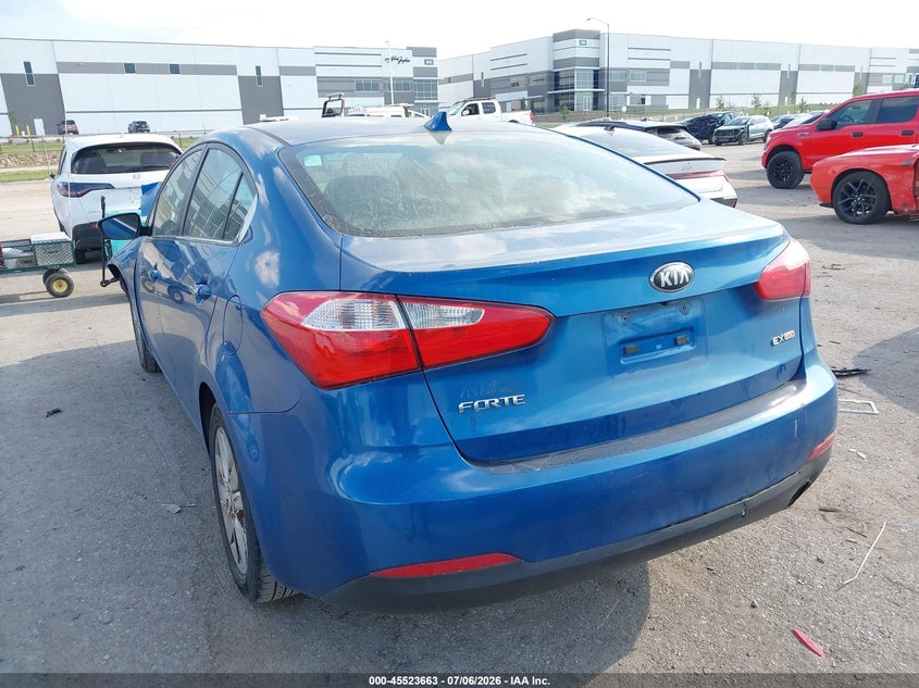 2014 Kia Forte VIN KNAFX4A82E5090910 IAAI salvage auction — FRONT END, Salvage (Texas), sold $850 on 2026-08-01 (photo 3)