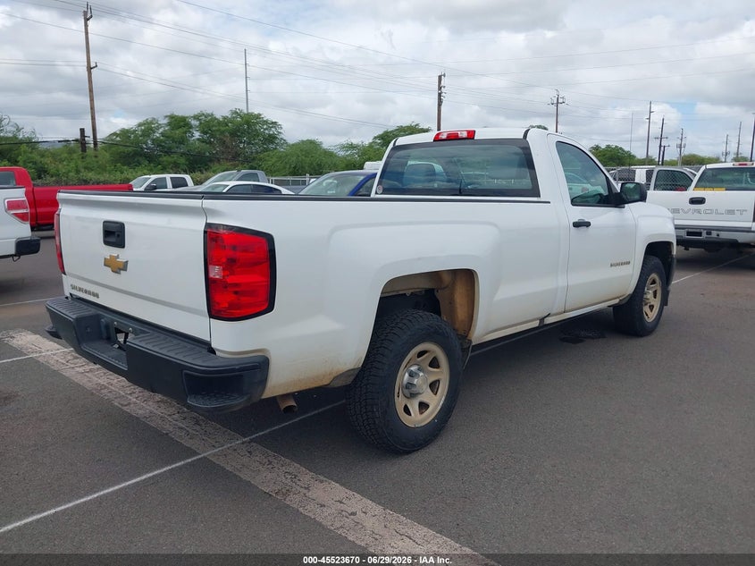 2017 Chevrolet Silverado 1500 VIN 1GCNCNEHXHZ258817 IAAI salvage auction — NORMAL WEAR, Sf97 (Hawaii), sold $10,100 on 2026-07-28 (photo 4)