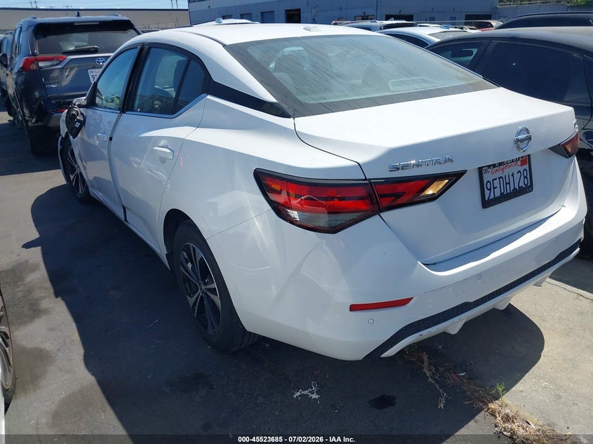 2021 Nissan Sentra VIN 3N1AB8CV0MY201044 IAAI salvage auction — SUSPENSION, Salvage Title, sold $4,425 on 2026-07-29 (photo 3)