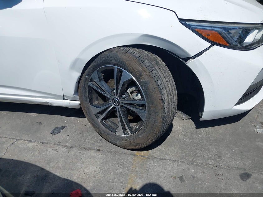 2021 Nissan Sentra VIN 3N1AB8CV0MY201044 IAAI salvage auction — SUSPENSION, Salvage Title, sold $4,425 on 2026-07-29 (photo 6)