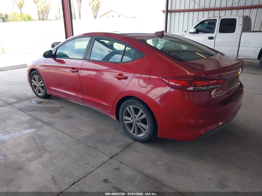 2017 Hyundai Elantra VIN KMHD84LF4HU229704 IAAI salvage auction — NORMAL WEAR, Clear - Dealer Only (California), sold $950 on 2026-07-14 (photo 3)