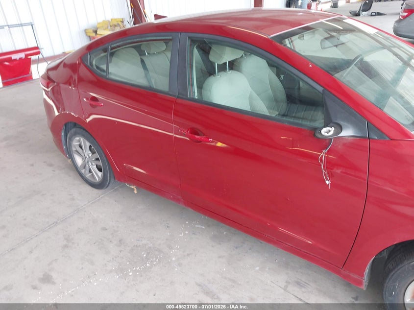 2017 Hyundai Elantra VIN KMHD84LF4HU229704 IAAI salvage auction — NORMAL WEAR, Clear - Dealer Only (California), sold $950 on 2026-07-14 (photo 6)
