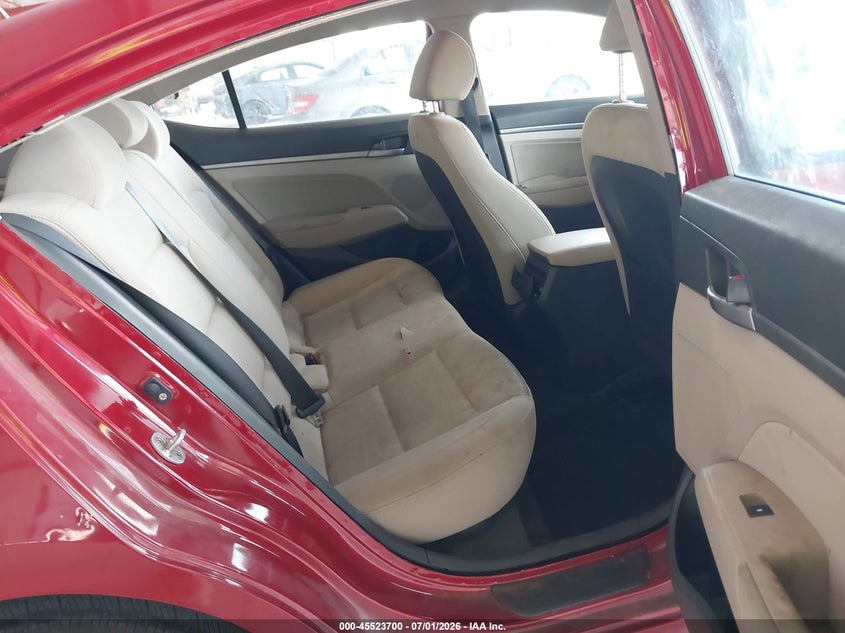 2017 Hyundai Elantra VIN KMHD84LF4HU229704 IAAI salvage auction — NORMAL WEAR, Clear - Dealer Only (California), sold $950 on 2026-07-14 (photo 8)