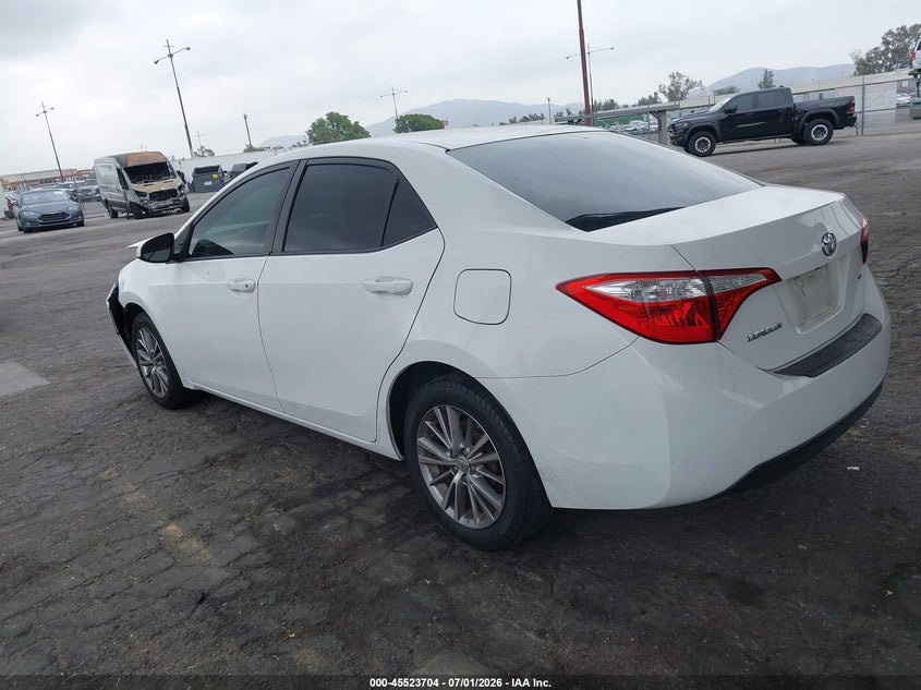 2014 Toyota Corolla VIN 5YFBURHE7EP060906 IAAI salvage auction — FRONT END, Salvage (California), sold $25 on 2026-07-28 (photo 3)