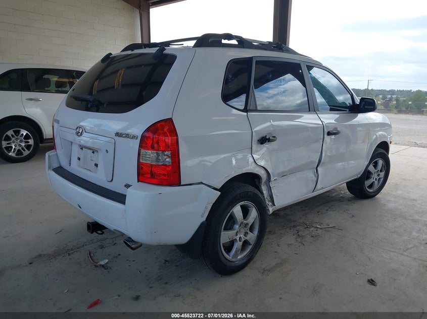 2006 Hyundai Tucson VIN KM8JM72B66U327712 IAAI salvage auction — RIGHT SIDE, Bill Of Sale (Washington), sold $325 on 2026-07-15 (photo 4)