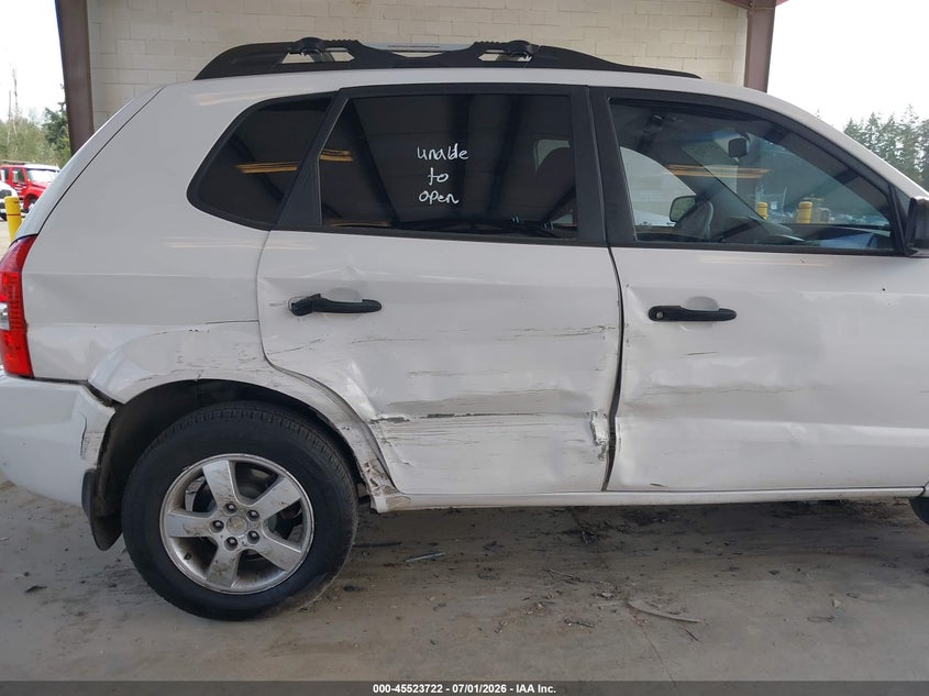 2006 Hyundai Tucson VIN KM8JM72B66U327712 IAAI salvage auction — RIGHT SIDE, Bill Of Sale (Washington), sold $325 on 2026-07-15 (photo 6)