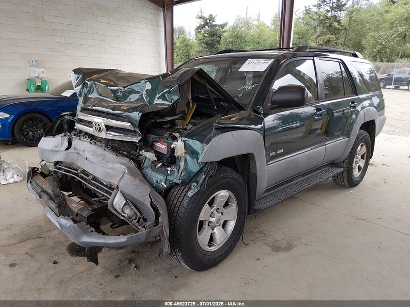 2003 Toyota 4runner VIN JTEBT14R330004574 IAAI salvage auction — FRONT END, Bill Of Sale (Washington), sold $1,300 on 2026-07-29 (photo 2)