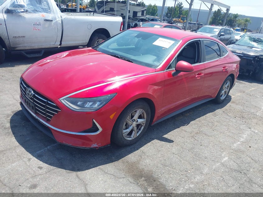 2021 Hyundai Sonata VIN 5NPEG4JA1MH128613 IAAI salvage auction — SUSPENSION, Salvage (California), sold $2,900 on 2026-08-01 (photo 2)
