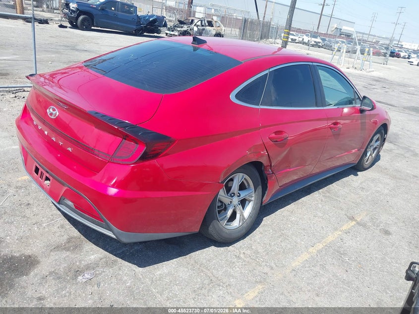 2021 Hyundai Sonata VIN 5NPEG4JA1MH128613 IAAI salvage auction — SUSPENSION, Salvage (California), sold $2,900 on 2026-08-01 (photo 4)