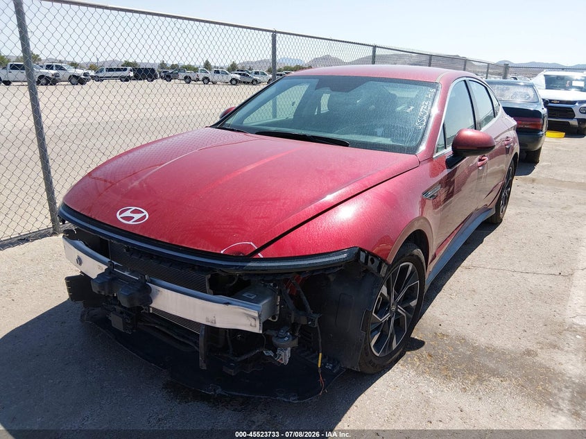 2025 Hyundai Sonata VIN KMHL64JA8SA464088 IAAI salvage auction — FRONT END, Salvage Title, sold $8,300 on 2026-08-19 (photo 2)