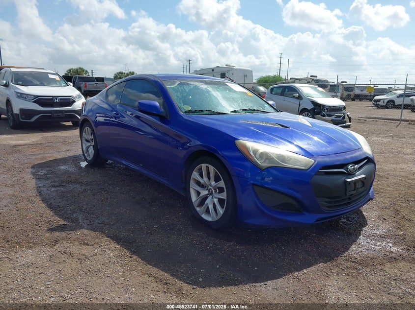 2013 Hyundai Genesis VIN KMHHT6KD7DU102998 IAAI salvage auction — NORMAL WEAR, Original (Texas), sold $275 on 2026-07-21 (photo 1)