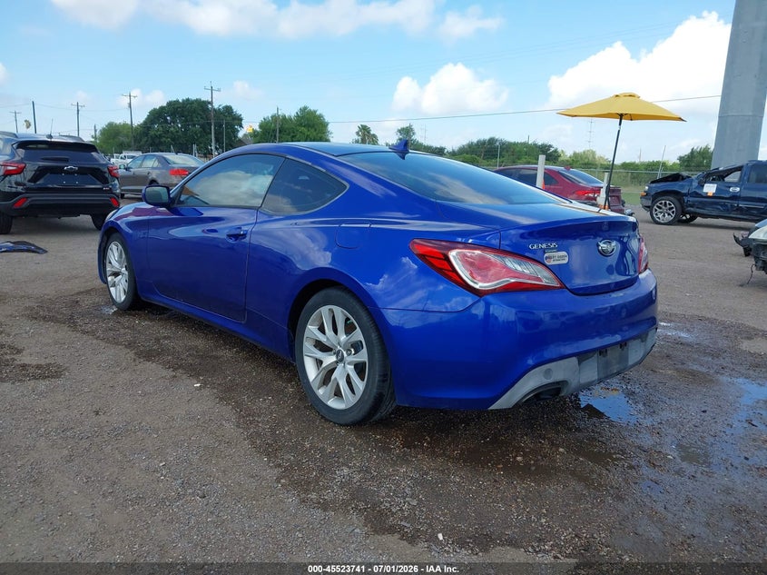 2013 Hyundai Genesis VIN KMHHT6KD7DU102998 IAAI salvage auction — NORMAL WEAR, Original (Texas), sold $275 on 2026-07-21 (photo 3)